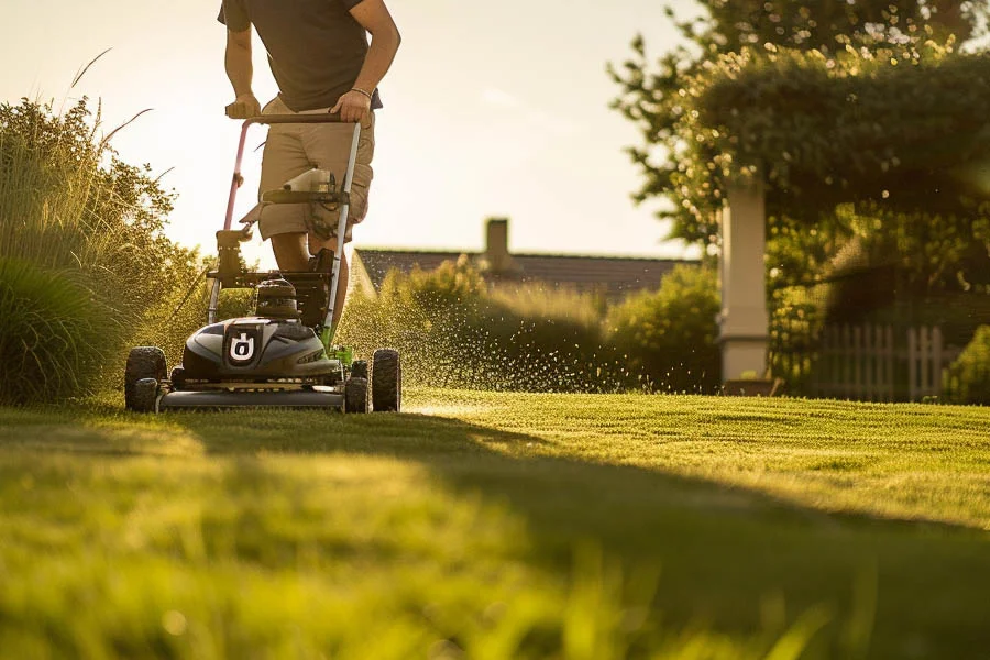 electric battery lawn mowers